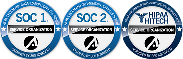 SOC 1, SOC 2 and HIPAA HITECH certified service organization